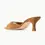 Miniatura: NWB STAUD Brigitte Suede Mule Kitten Heel 37.5 7.5 US Tan Open Toe Sandals Shoes