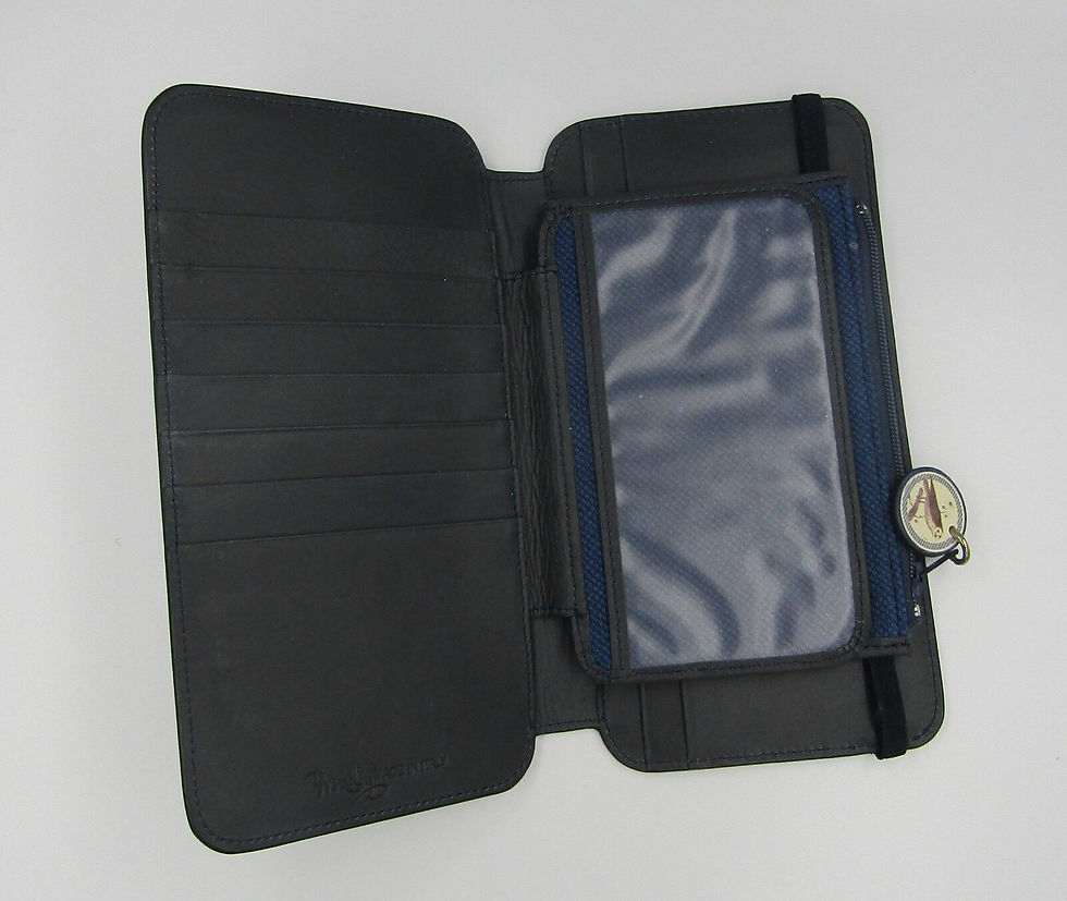 Miniatura: CARNET DE BON CONTES Edition Poshette Leather Wallet Etoiles de Bonheur