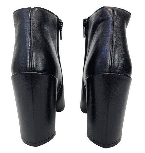 STUART WEITZMAN Leather Ankle Boots Bootie 9 Black Pointed