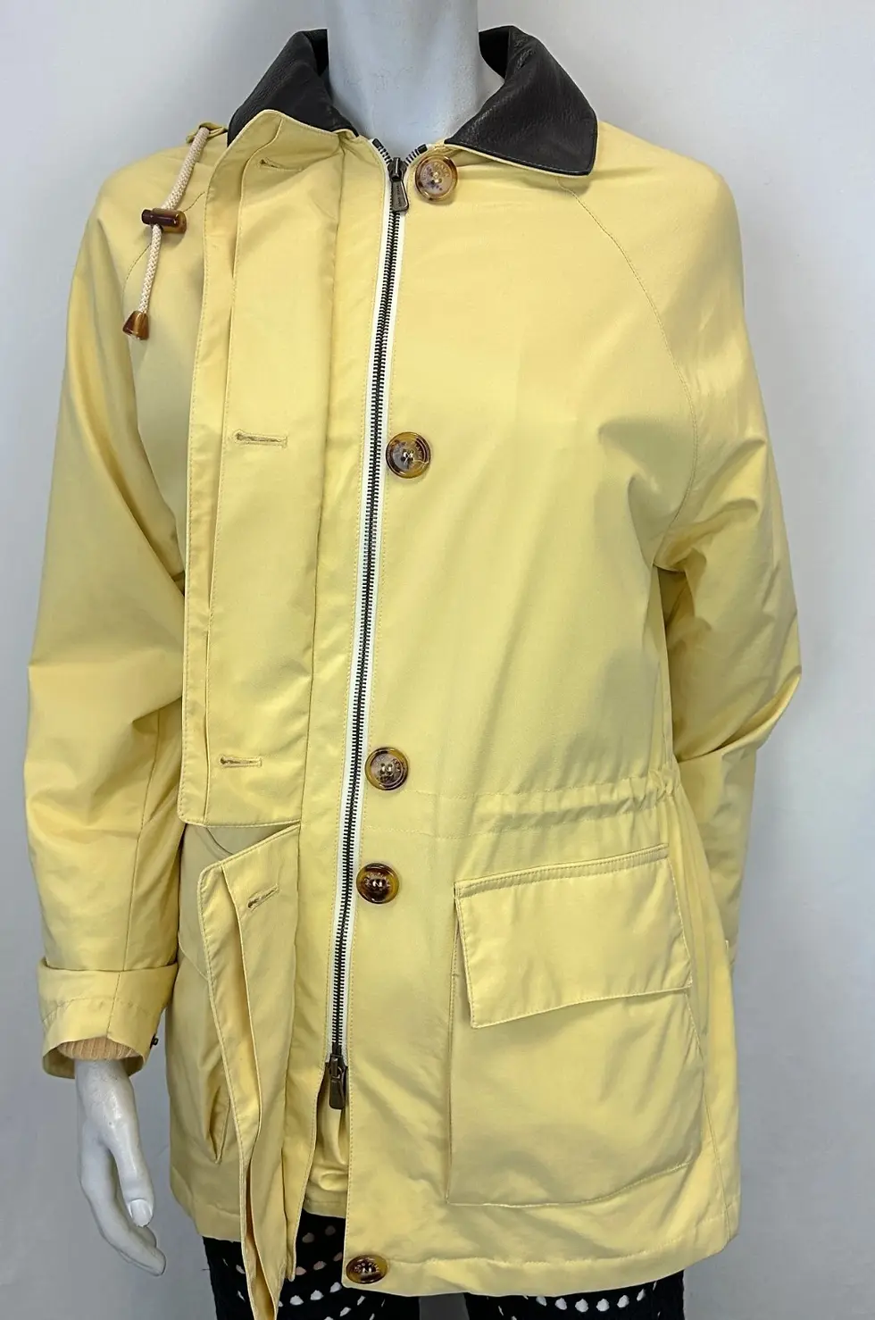 Hình thu nhỏ: LORO PIANA 1992 Yellow Horsey Olympic Jacket Coat Medium 8 10