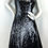 Miniatura: ST. JOHN COUTURE Black Caviar Sequin Sleeveless Puffy Dress 12 Evening Large