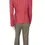 Thumbnail: AKRIS Cashmere Double Breasted Jacket 6 Red Fur Collar Pockets