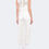 Hình thu nhỏ: ALICE + OLIVIA Off White Gretchen Lace Long Front Slit Tunic Small