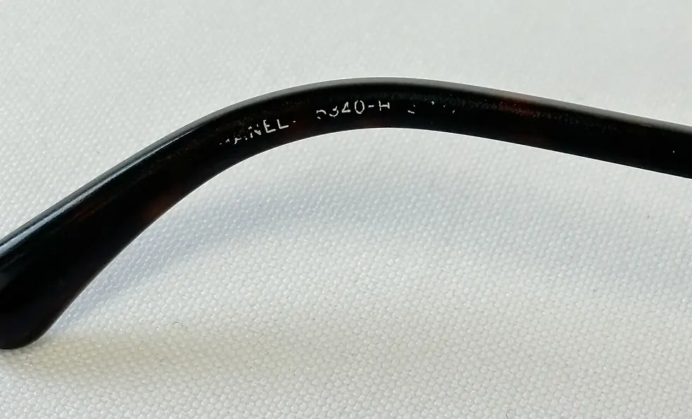 Hình thu nhỏ: CHANEL Polarized Cat Eye Pearl Sunglasses 55-19-140 Brown Tortoise 5340-H