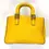 縮圖：FENDI Cuoio Romano Selleria Leather FF Tote Satchel Medium Sunflower Yellow