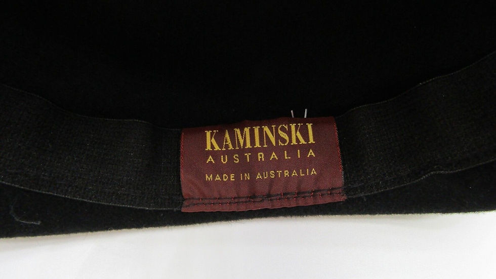 Thumbnail: HELEN KAMINSKI Australia Cloche Black Hat Fall Bow Rabbit Felt Adjustable Oz