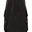 Miniatura: CYNTHIA ROWLEY Nylon Cargo Midi Skirt Medium Black Drawstring Pockets