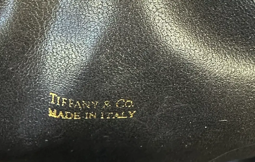 Hình thu nhỏ: TIFFANY & CO T Jacquard Leather Crossbody Bag Small Black Brown Gold