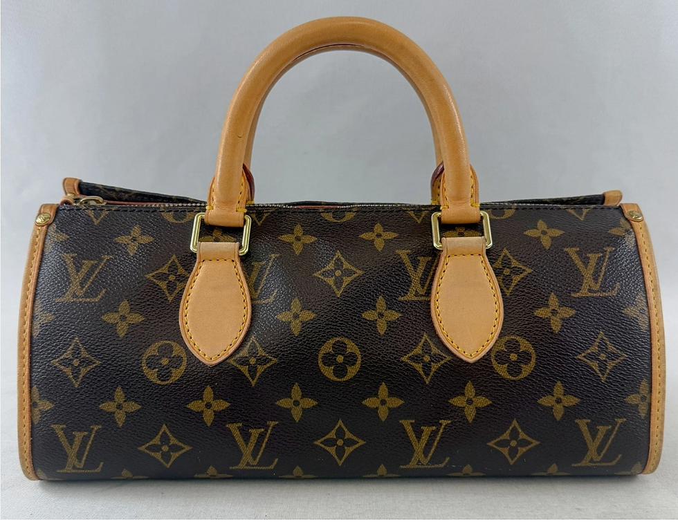 Thumbnail: LOUIS VUITTON Popincourt Monogram Canvas Handbag Brown M40009 Sachet