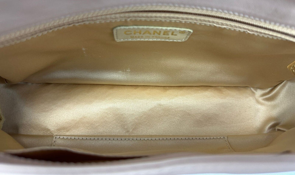 縮圖：NEW CHANEL Rodeo Drive Shoulder Bag Clutch Pink Lambskin Leather Gold chain Flap