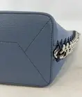 Hình thu nhỏ: STELLA MCCARTNEY Frayme Hobo Bag Mini Air Force Blue Alter Mat Twotone Chain