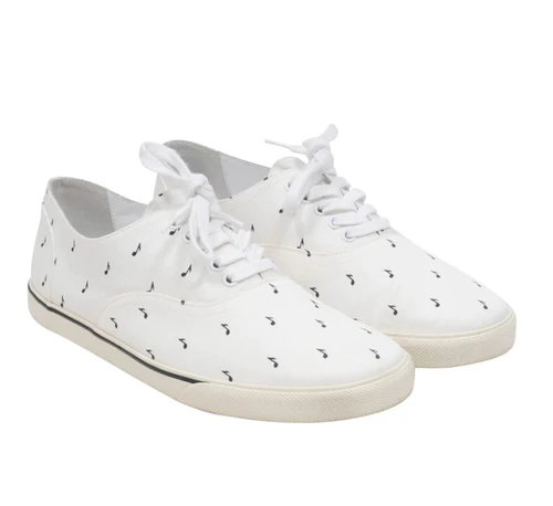 copy of CELINE Elliot Music Note Low Lace Up Sneakers 40 10