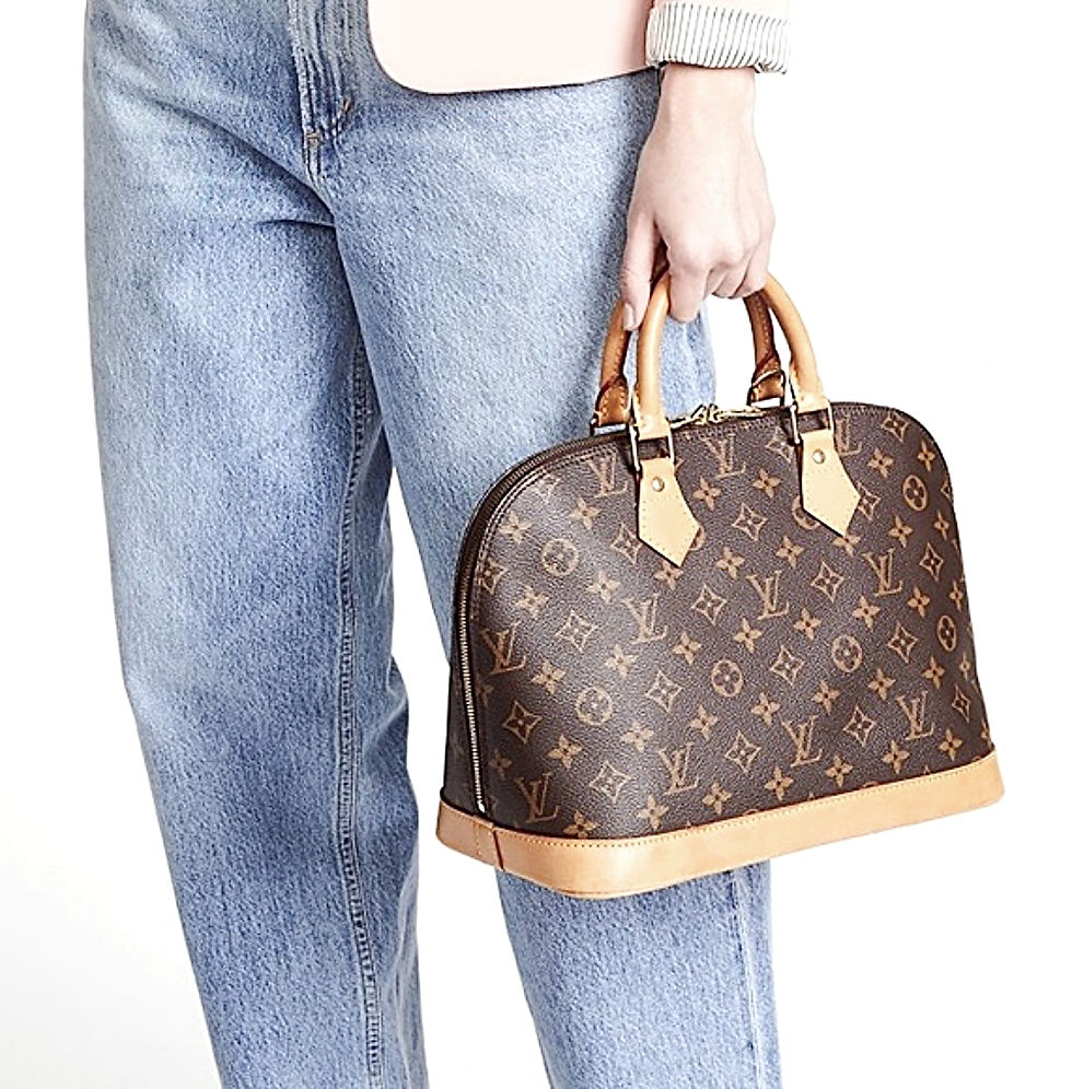 Hình thu nhỏ: LOUIS VUITTON LV Monogram Canvas Alma PM Satchel Handbag M53151 Purse Bag
