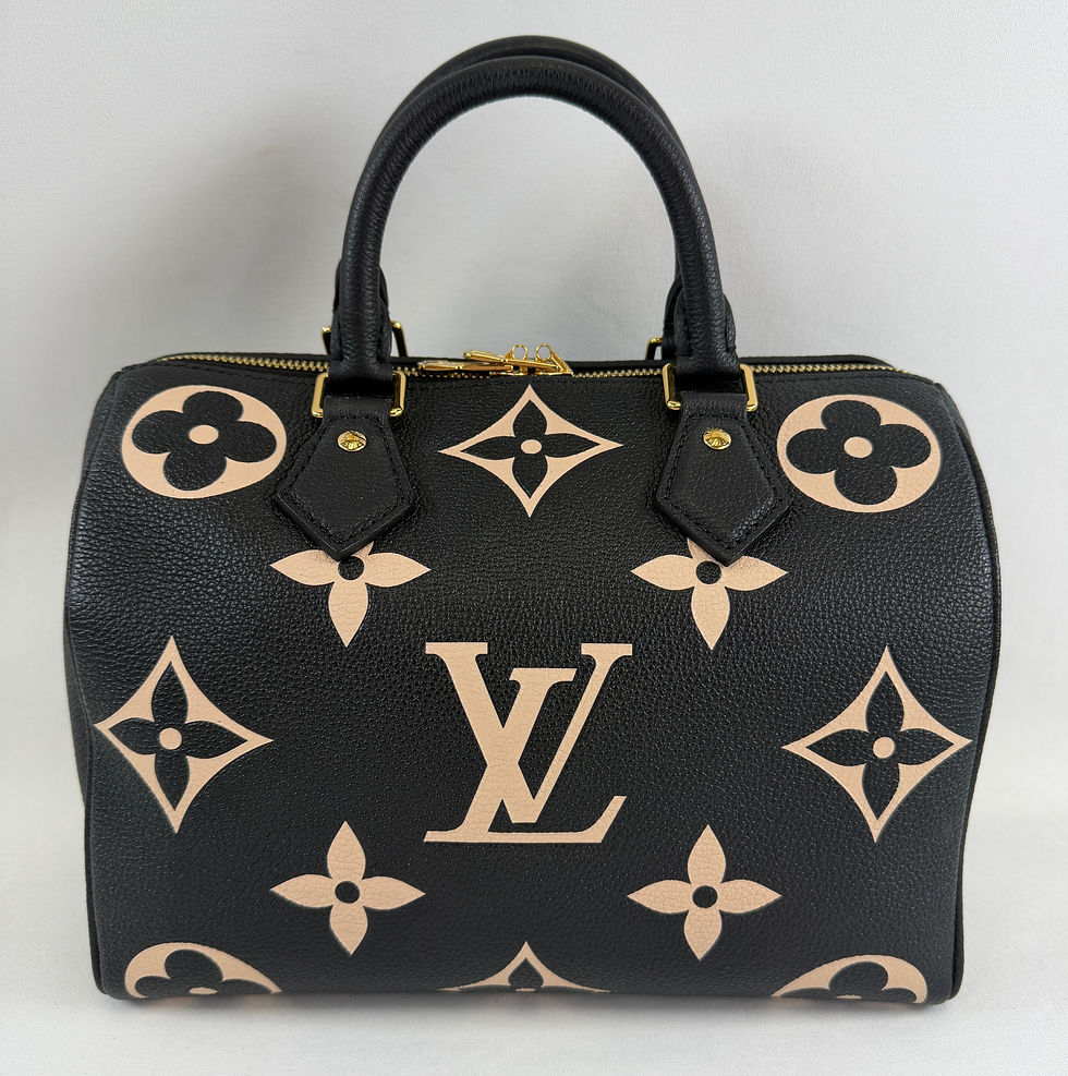 Miniatura: LV LOUIS VUITTON Speedy Bandoulière 25 Bicolor Monogram Empreinte M58947