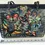 Thumbnail: VALENTINO Garavani Denim Butterfly Embroidered Rockstud Tote Medium Tie Dye Blue
