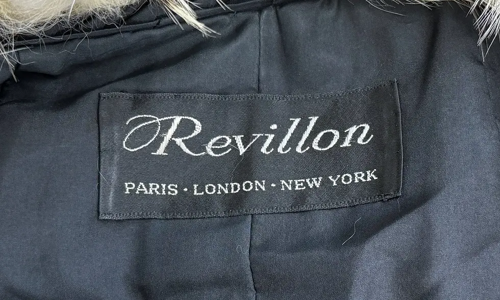 Thumbnail: REVILLON Russian Lynx Fur Full Length Long Coat Small Cream Brown