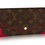 Thumbnail: LOUIS VUITTON Wallet Monogram Red Portefeuille Sarah Retiro Canvas M61184