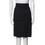 Miniatura: Vintage CHANEL Black Skirt Rayon Pencil Knee-Length Classic 44 1990's