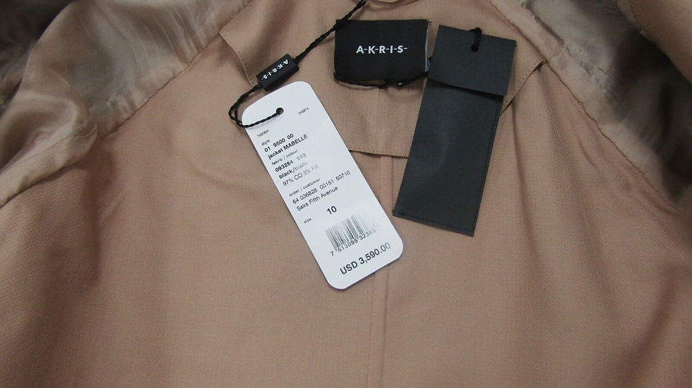 縮圖：AKRIS Bolero CAKRIS Black Nude Cotton Mabelle Cropped Open Jacket Bolero 10 2014