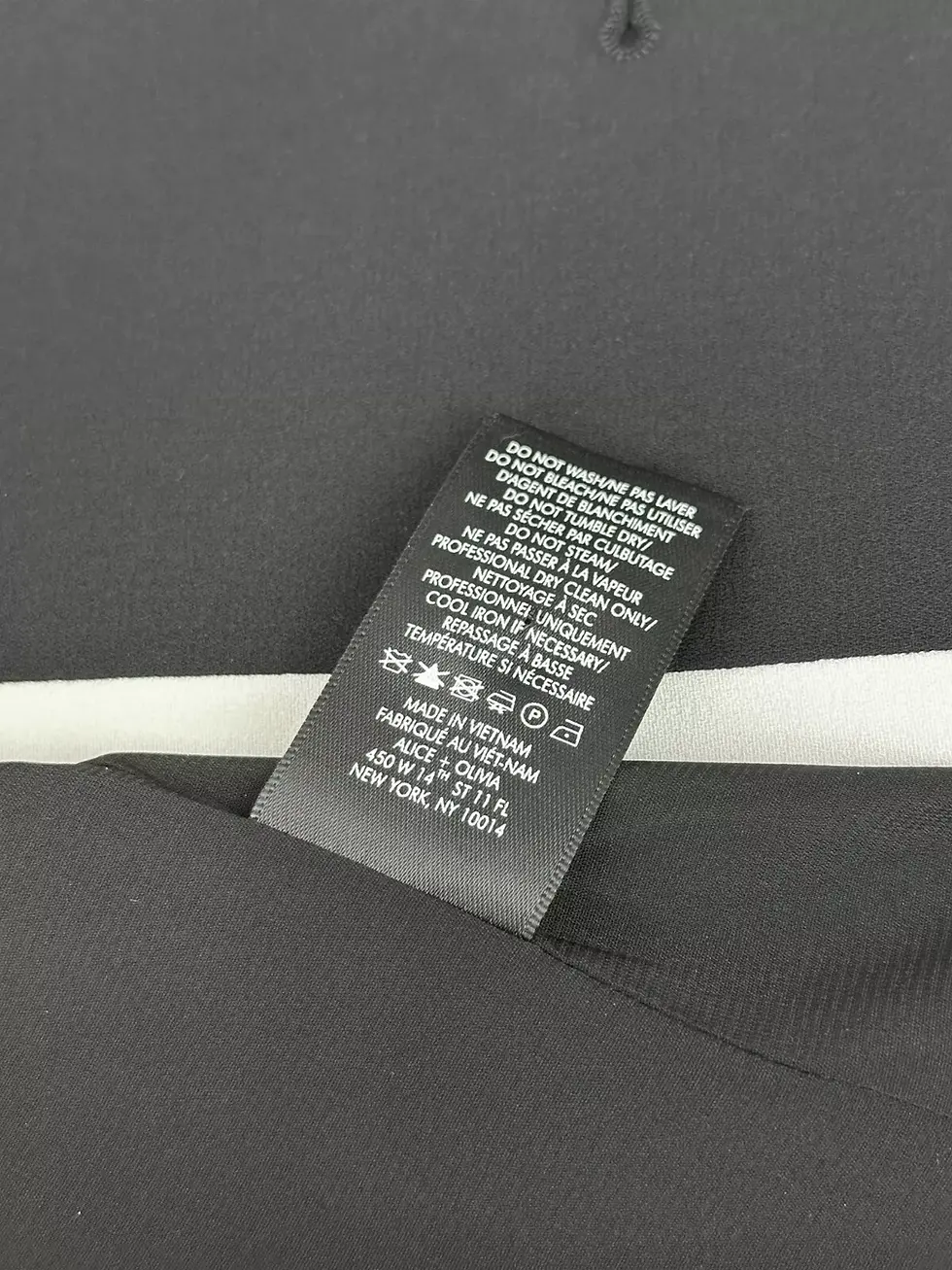 Hình thu nhỏ: ALICE + OLIVIA Kyrie Piped Tuxedo Coat Dress 12 Black White Faux Pockets