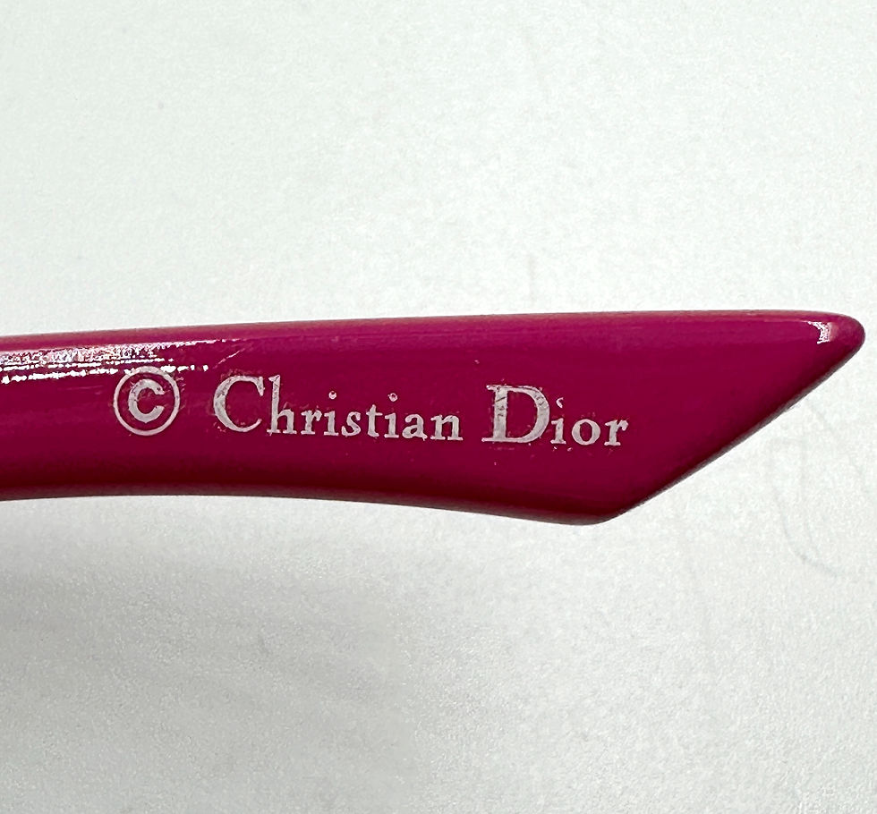 縮圖：CHRISTIAN DIOR Diorissima 2 U1595 Black Lens Pink Frame Shield Sunglasses 125