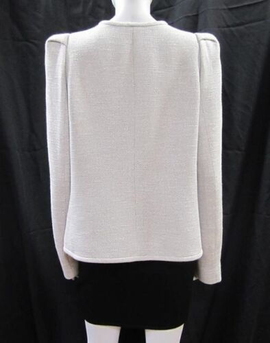 縮圖：GIORGIO ARMANI Silver Grey Collezioni Metallic Single Breasted Jacket XL