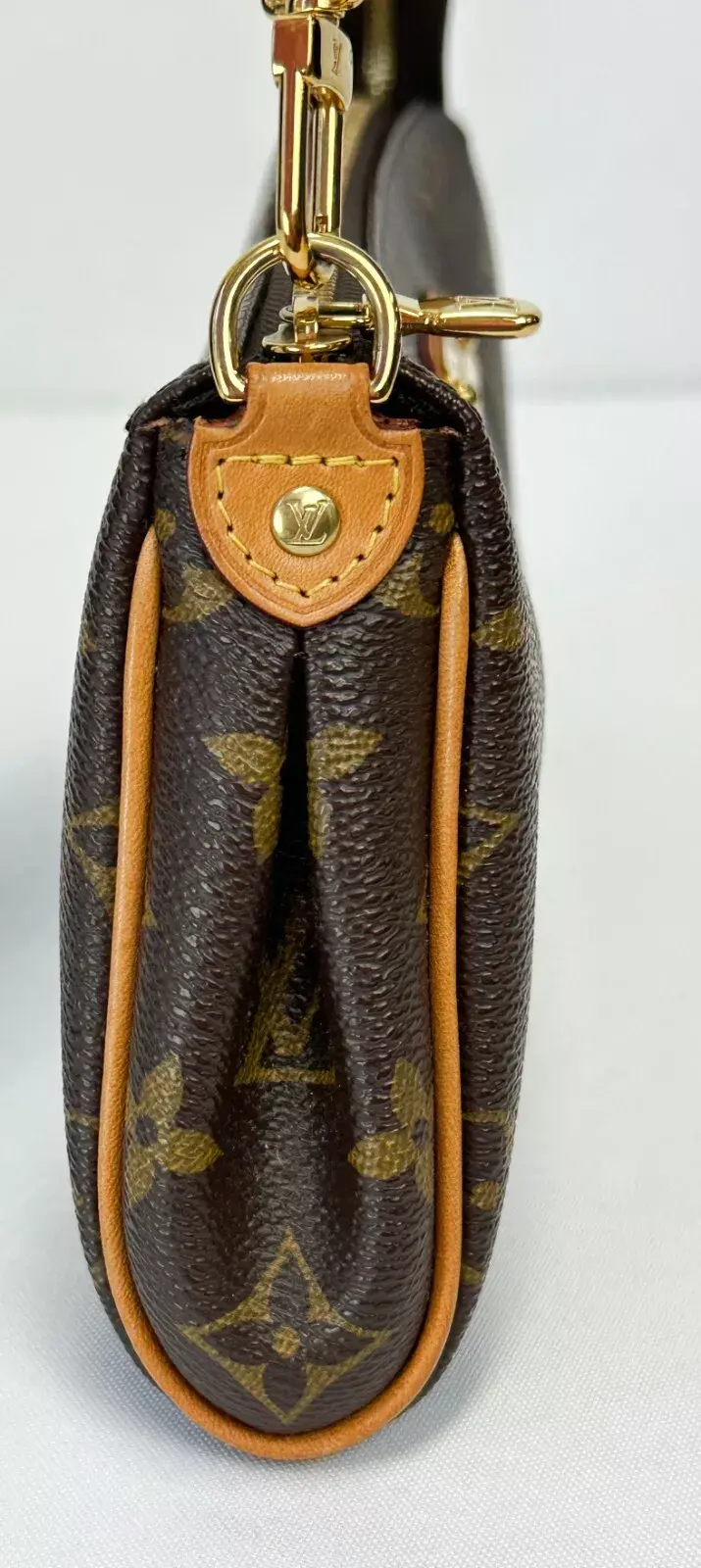 Hình thu nhỏ: LOUIS VUITTON Monogram Canvas Eva Pochette Shoulder Bag S Brown M95567