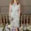 Hình thu nhỏ: NWOT MAX MARA Orione Silk Georgette Dress 6 US Blue Multi Floral Print Pleated