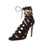 Miniatura: NEW AQUAZZURA Black Suede Lace Up Amazon Sandals 105 35 M 5