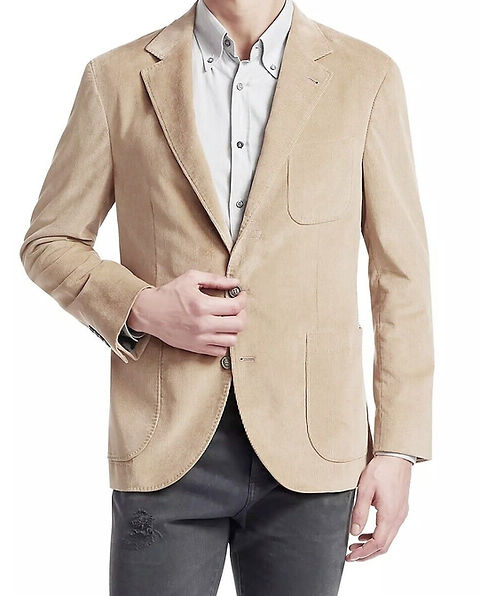 Brunello Cucinelli M41841604CMV52 関税送料込 BRUNELLO CUCINELLI Men Cotton Cashmere Corduroy Blazer 52 40