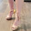 縮圖：FENDI Nutcracker Lace Up Ankle Wrap d'Orsay Sandals Heels 37 6.5 Platform Shoes