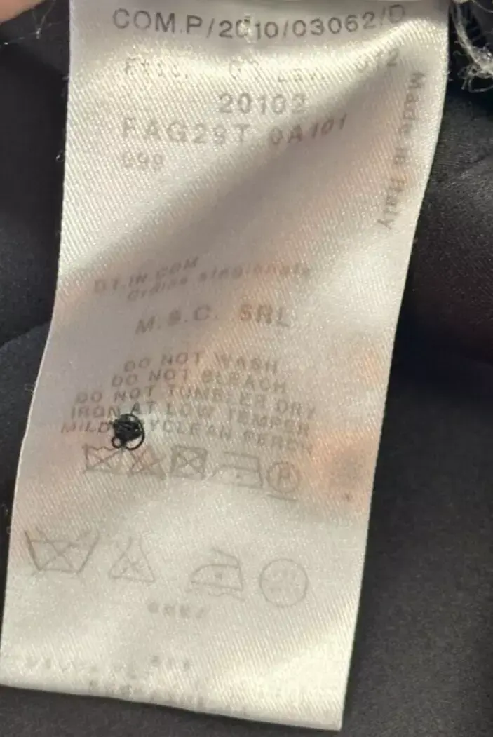 Hình thu nhỏ: GIORGIO ARMANI Silk Tailored Blazer Jacket 40 Black Shawl Lapel Small 4