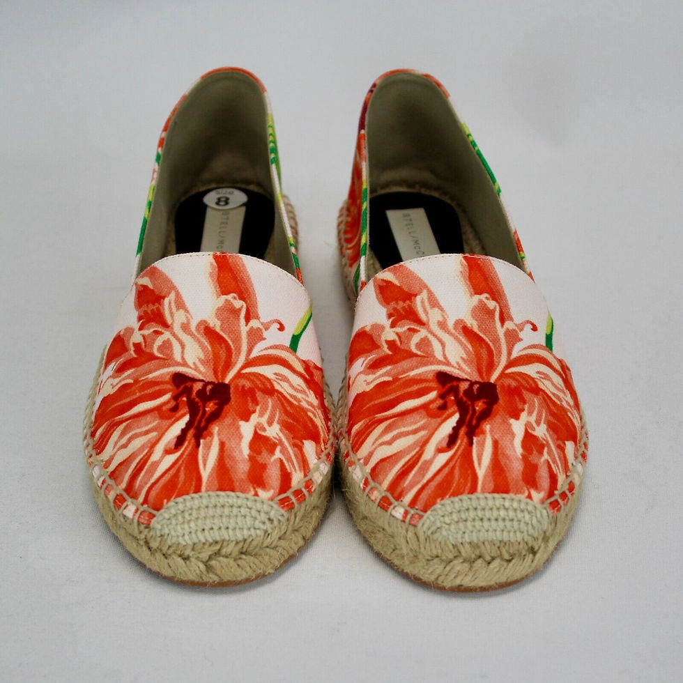 Hình thu nhỏ: STELLA MCCARTNEY Carlow Floral Print Canvas Espadrilles 8