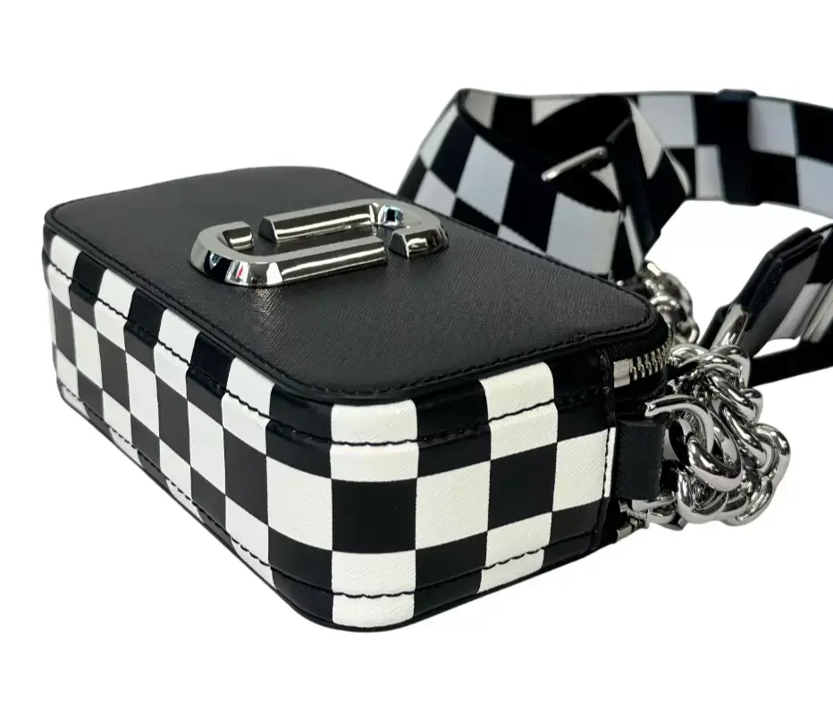 Hình thu nhỏ: MARC JACOBS x Bloomingdales Limited Edition Snapshot Crossbody Small Black White
