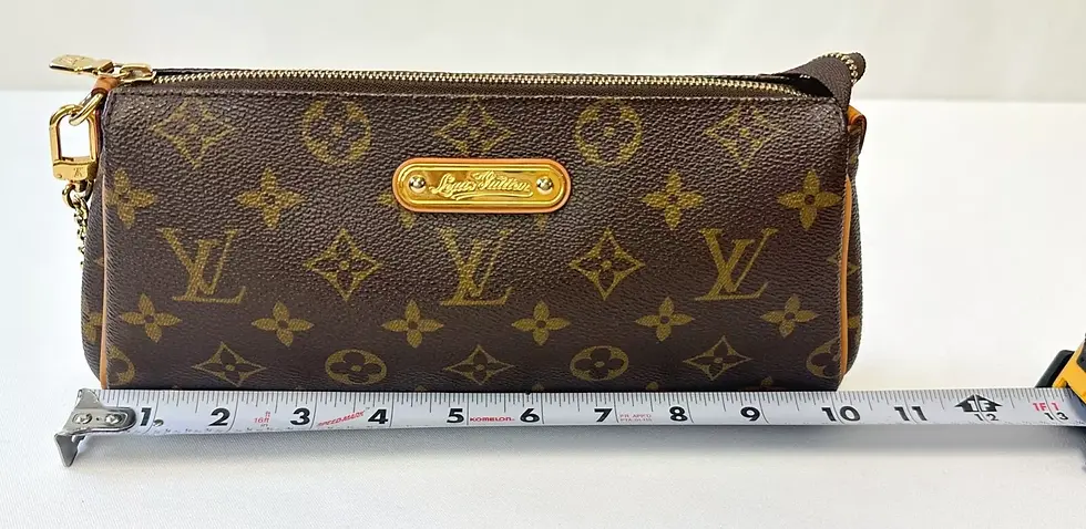 Hình thu nhỏ: LOUIS VUITTON Monogram Canvas Eva Pochette Shoulder Bag S Brown M95567