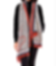 Thumbnail: FALIERO SARTI "About Love" Wool Rectangular Scarf Red White Black 69" x 35"