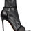 Miniatura: NEW GIANVITO ROSSI Black Leather Mesh Idol Open Toe Stiletto Sandal Heel 40 10