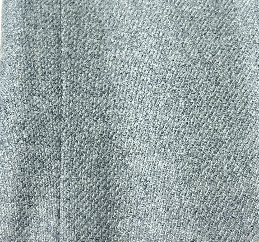 Hình thu nhỏ: CELINE Pants Trousers Cashmere Light Blue Slash Pocket Straight Leg 36 4 Lined