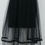 Miniatura: NOIR-KEI NINOMIYA Japan Black Tulle Layered Nylon Mesh Overlay Maxi Skirt Small