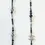 縮圖：CHANEL Faux Pearl Long Adjustable Necklace Black Gray CC Logo Spring 2014