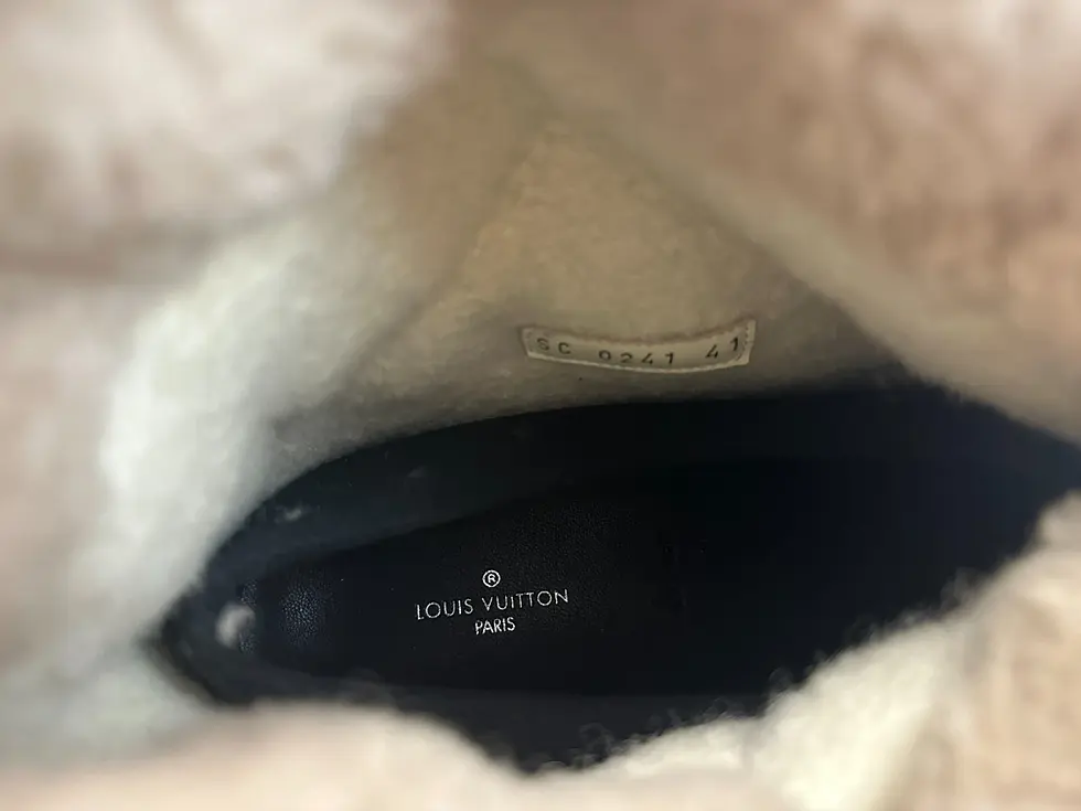 Thumbnail: NEW LOUIS VUITTON Pillow Comfort Ankle Boots 41 11 Cognac Shearling Suede 1A94W2