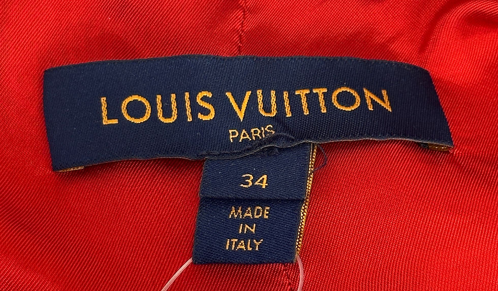 Miniatura: LOUIS VUITTON Monogram Cotton Bomber Jacket 34 2 US White Red Black SS 2018