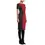 Hình thu nhỏ: NEW ST. JOHN Milano Knit  Dress 4 Colorblock Red Black Midi Short Sleeve Zip Up