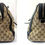 Thumbnail: GUCCI GG Canvas Leather Boston Bag Medium Beige Ebony Black Champagne Hardware