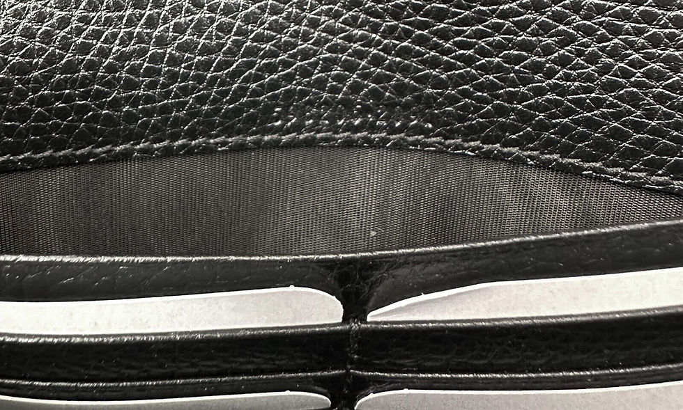 縮圖：NEW GUCCI Black Calf Skin Leather Interlocking GG Long Soho Flap Wallet GGWW3608