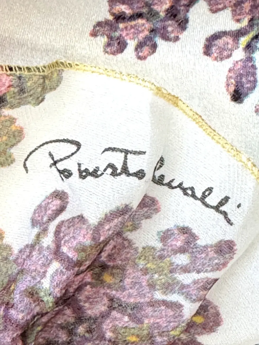 縮圖：ROBERTO CAVALLI ITALY SILK Button Up Blouse 40 Multicolor Ruffle 4 Glitter Top S