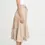 Miniatura: VERONICA BEARD Jean Trail Tiered Midi Dress Small White Khaki Belted 4 Cotton S