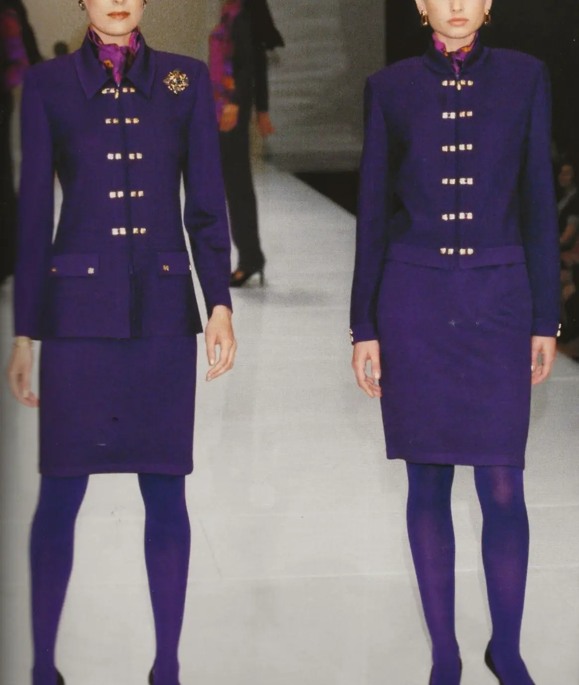 NWT ST. JOHN Collection Santana Knit Basic Straight Skirt 2 Purple Knee Length