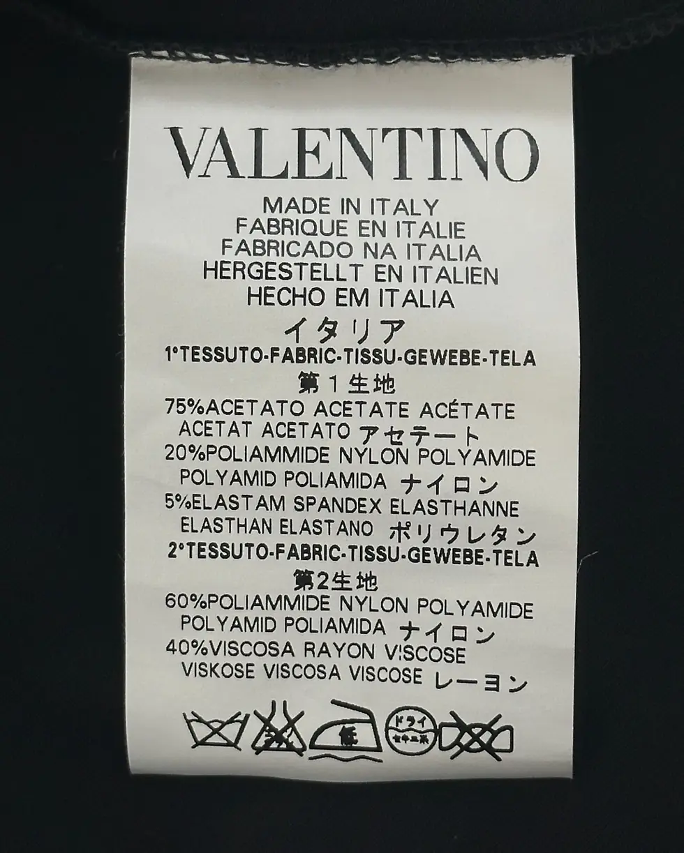 縮圖：RED VALENTINO Draped Lace Back Dress Small Black Sleeveless Cowl Neckline 4 NEW