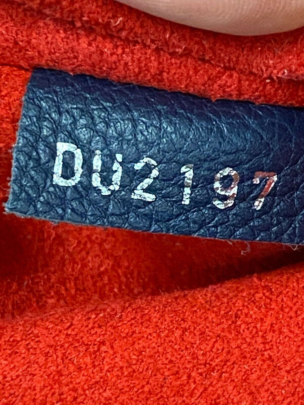 Thumbnail: LOUIS VUITTON Lockme Bucket Calfskin Navy Blue Red M54681